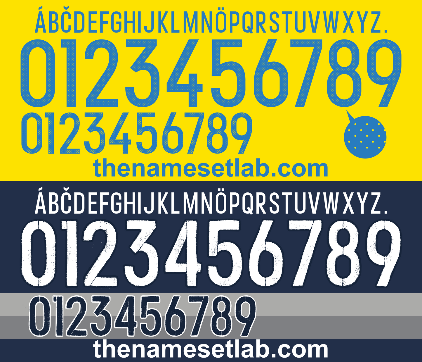 Sweden 2016 Football Nameset AI Vector File