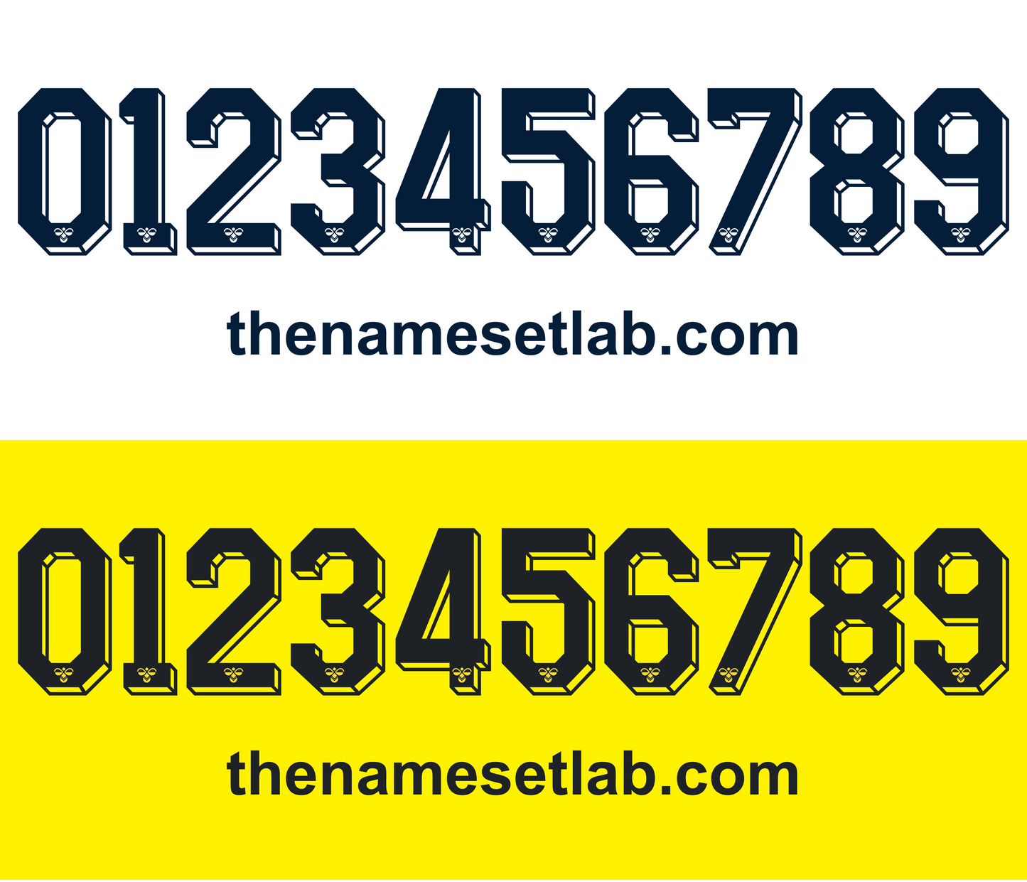 Tottenham Hotspur 1987-1990 Nameset AI Vector File