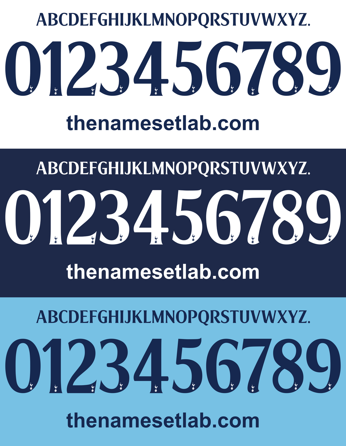 Tottenham Hotspur 2019-2020 UCL/ Cup Nameset AI Vector File