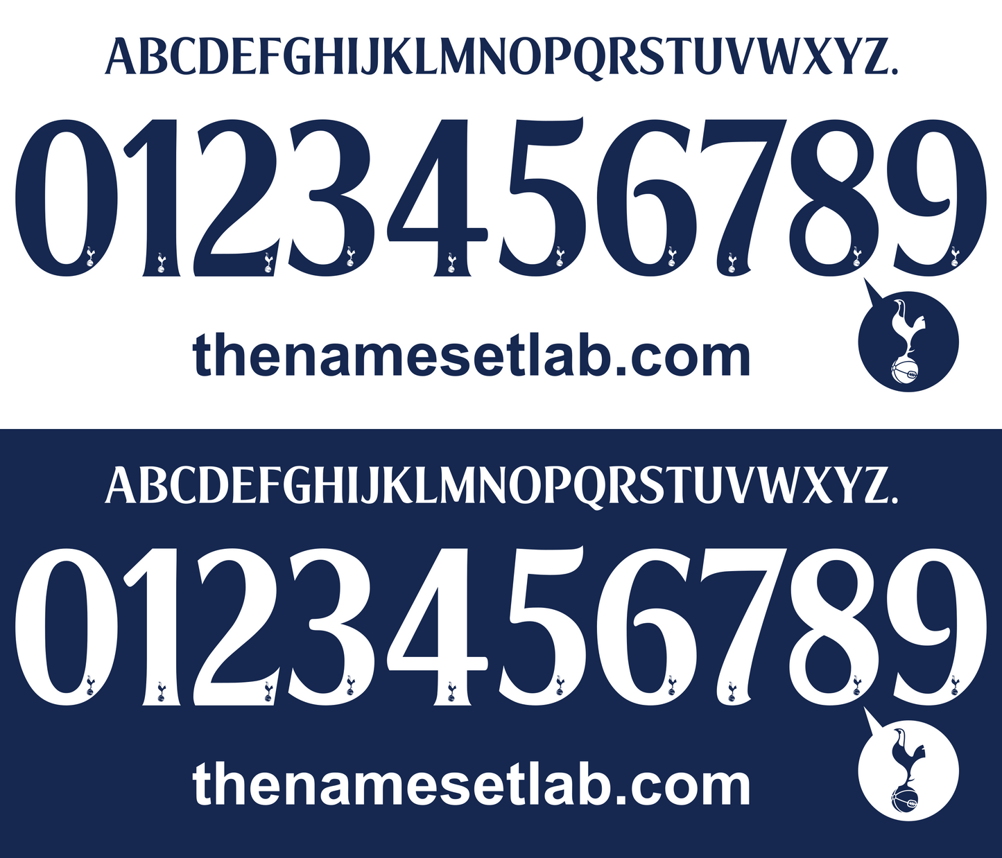 Tottenham Hotspur 2012-2014 UCL/ Cup Nameset AI Vector File