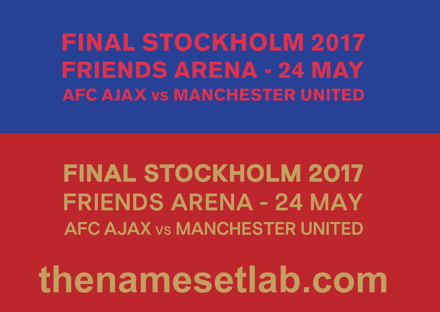 Europa League Final 2016–17 Match Details preview image showing the vector artwork design for this digital download.