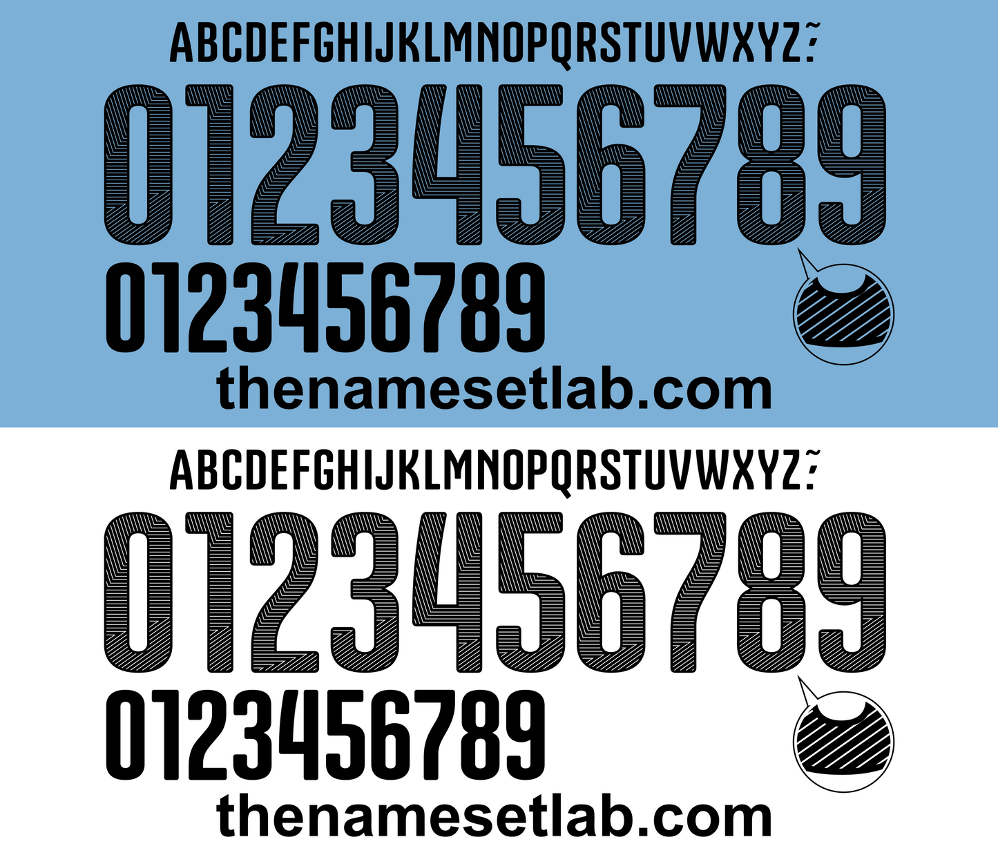 Uruguay 2014 Football Nameset AI Vector File