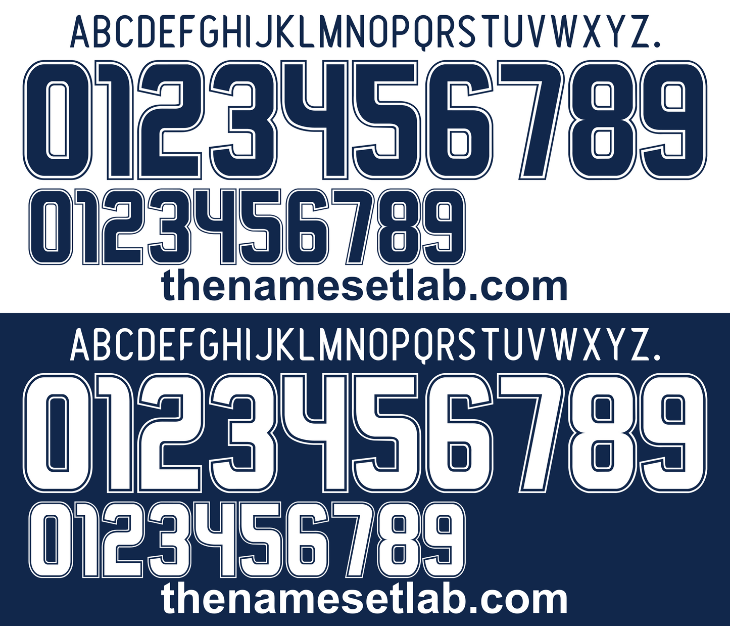 USA 2006 Football Nameset AI Vector File