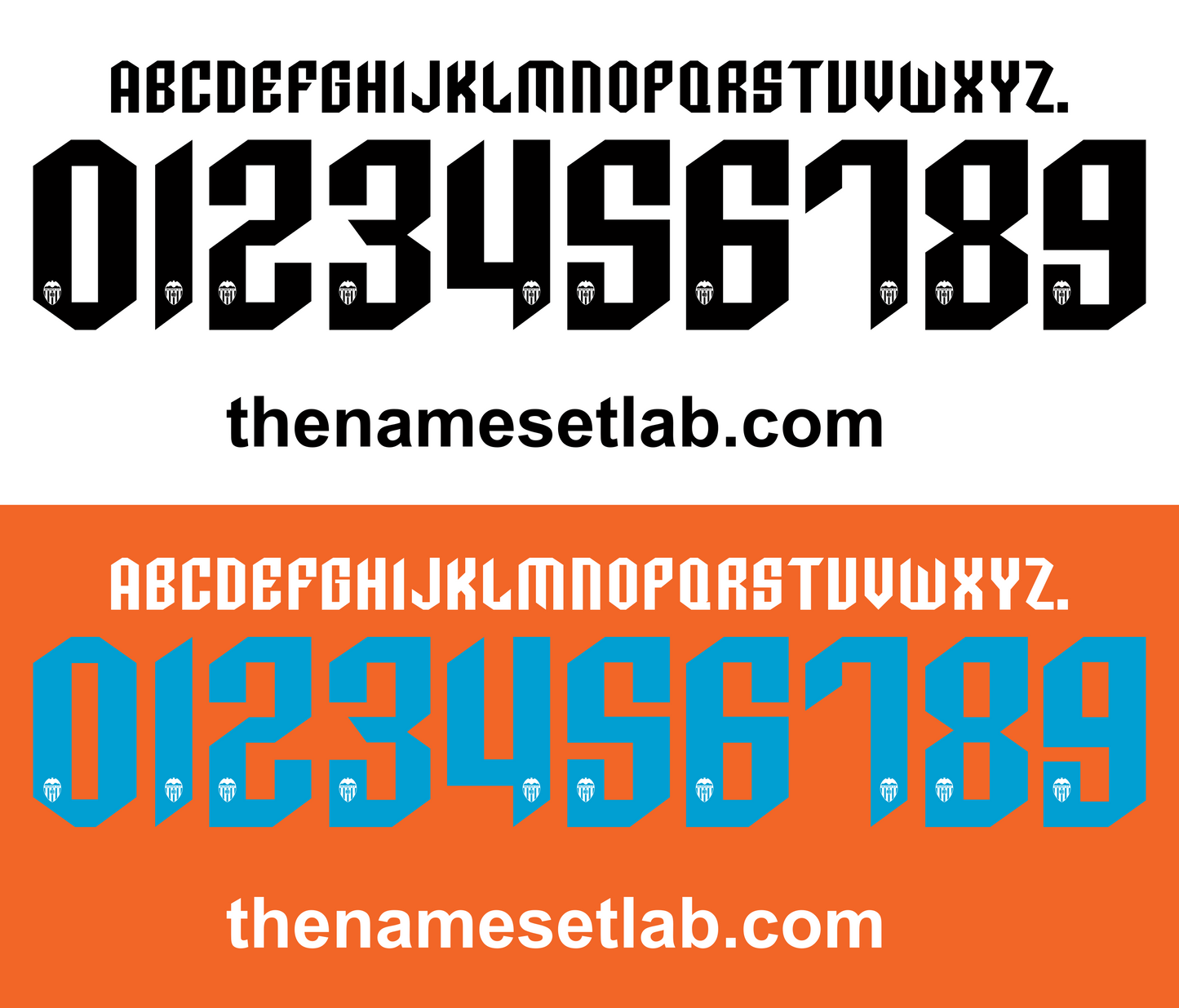 Valencia 2014-2015 Nameset AI Vector File