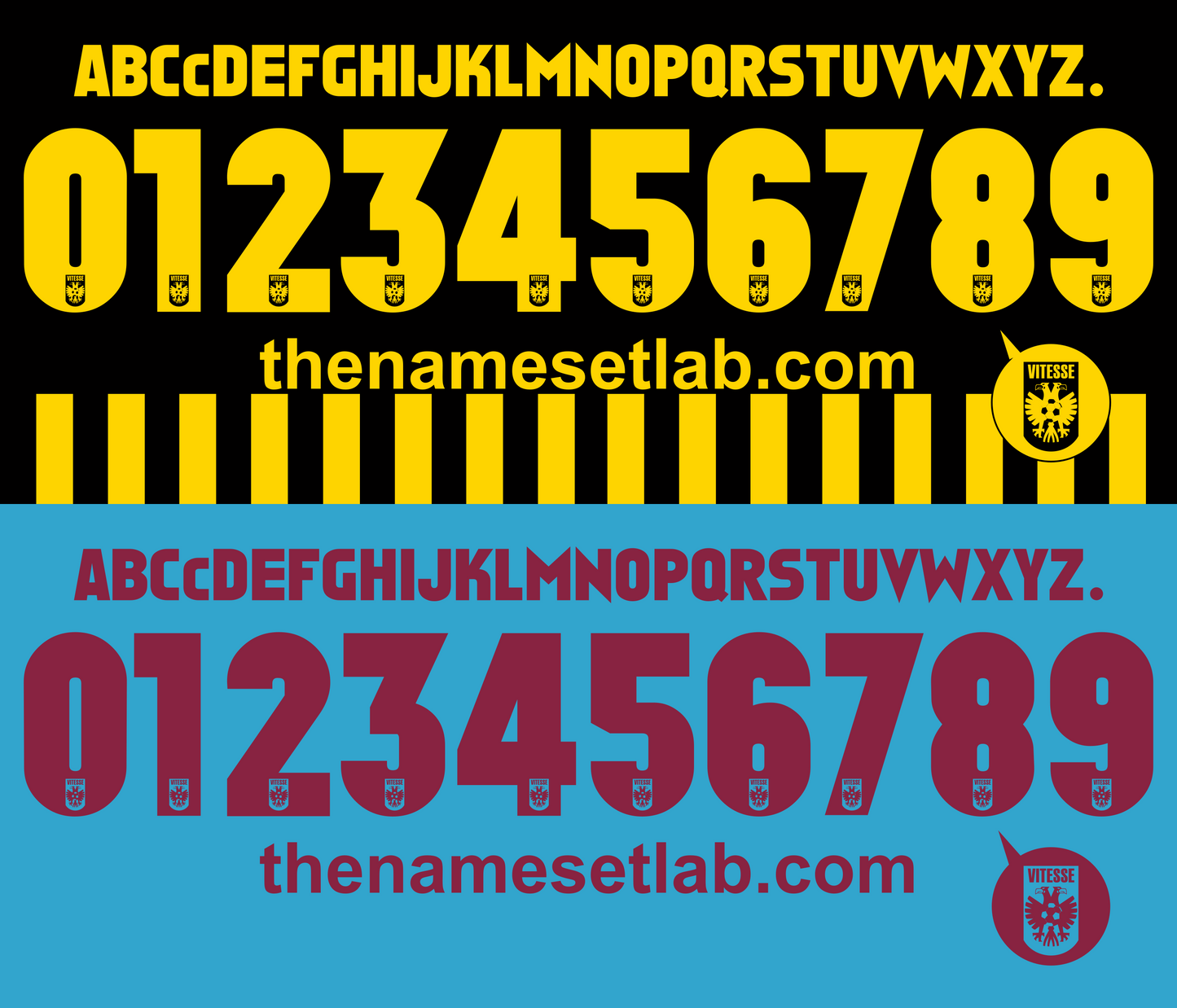 Vitesse 2014–2015 Nameset Mockup