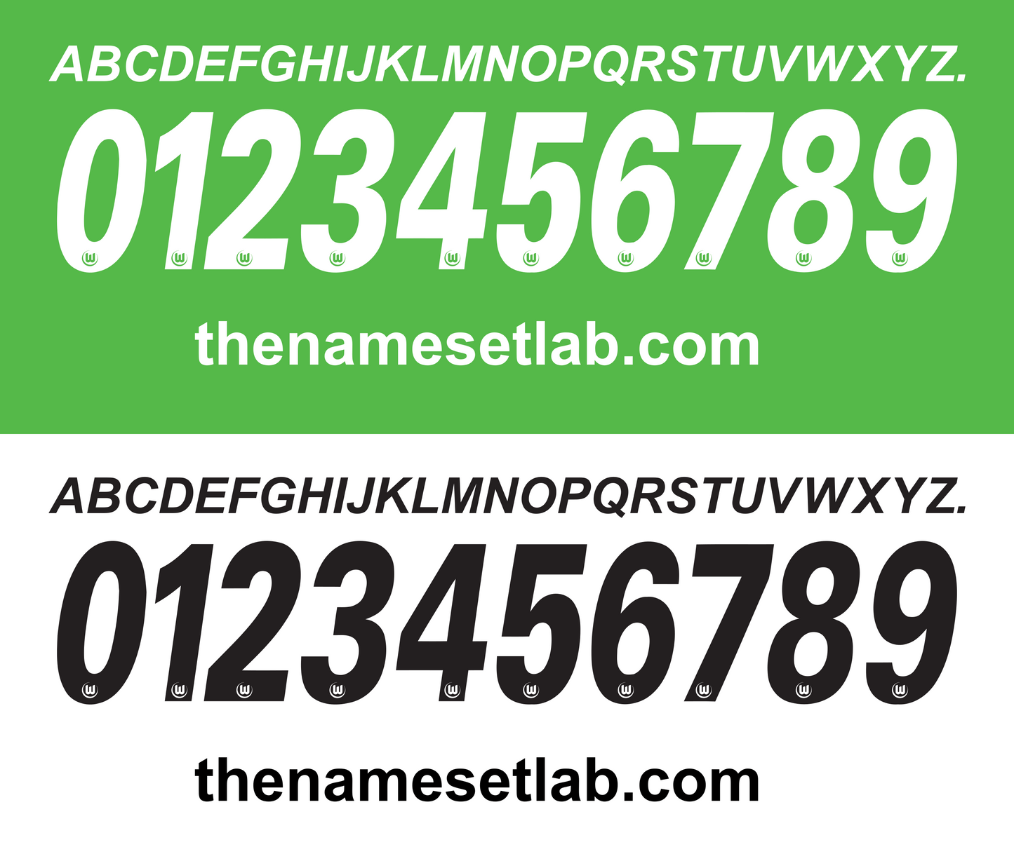 Wolfsburg 2012-2013 Nameset AI Vector File