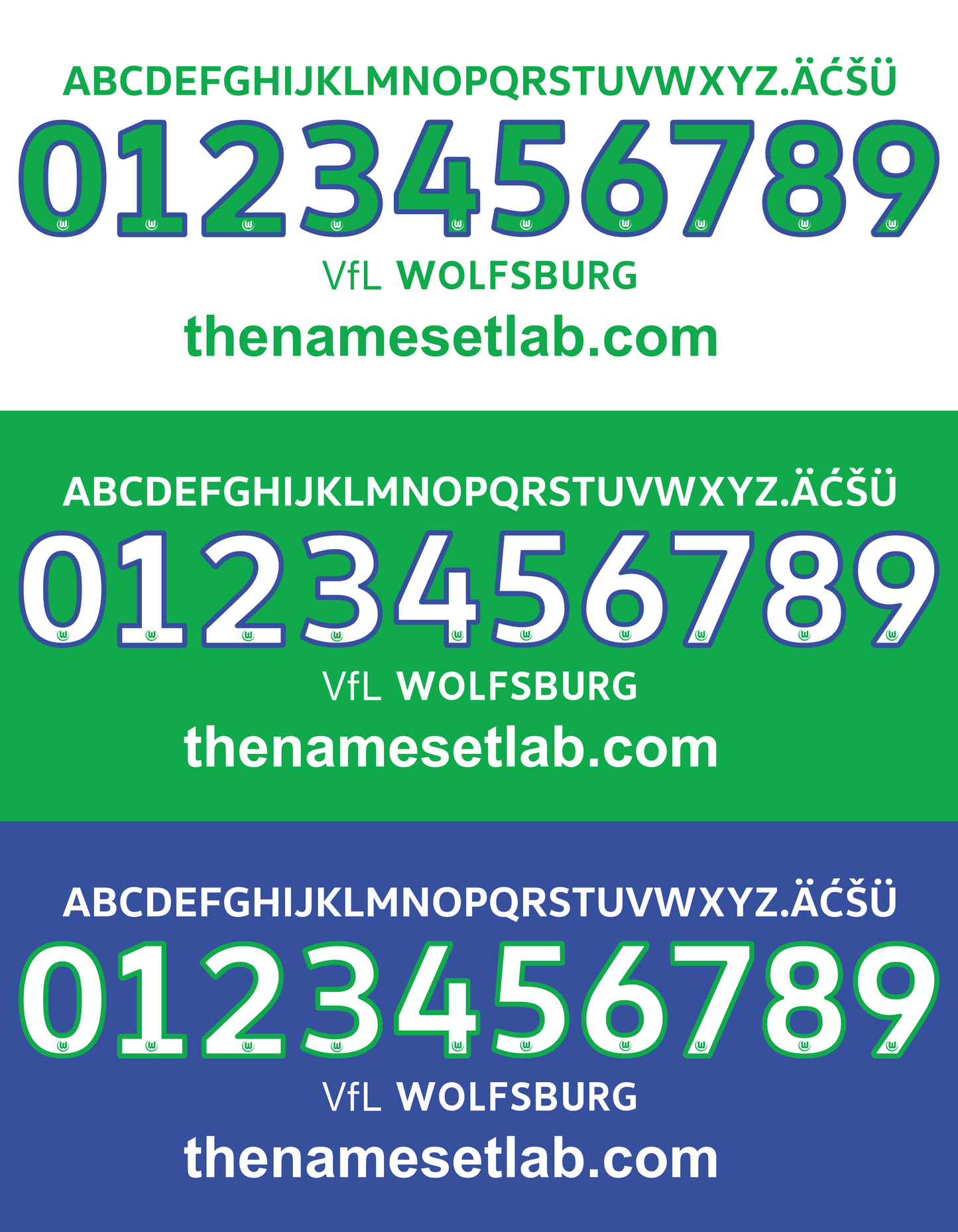 Wolfsburg 2015-2016 Nameset AI Vector File
