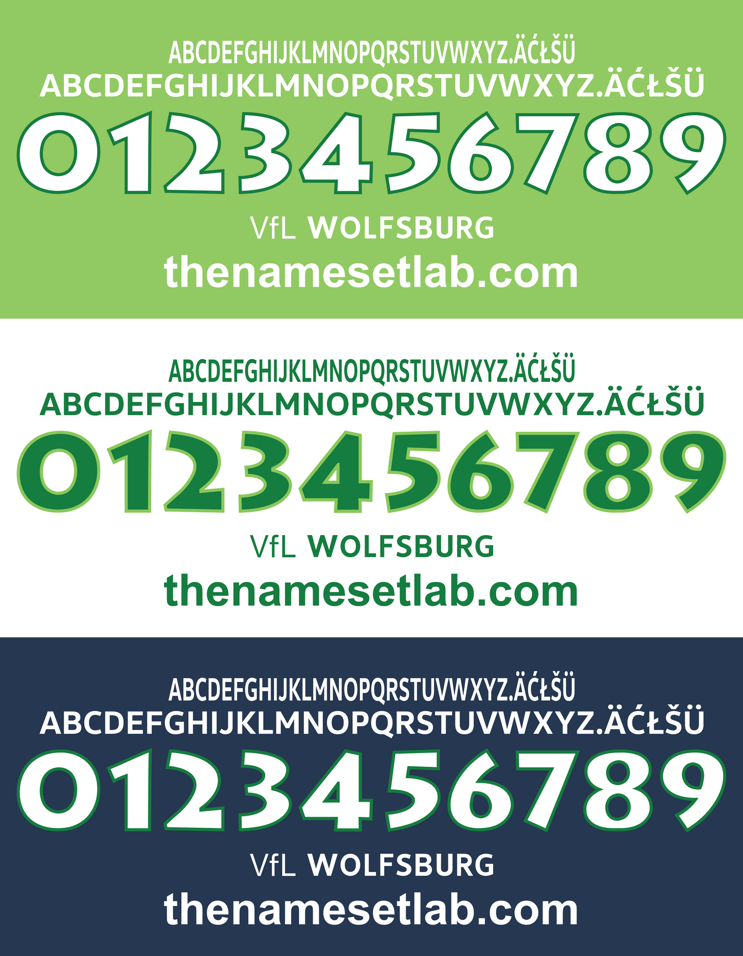 Wolfsburg 2016-2017 Nameset AI Vector File