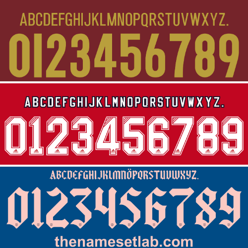 Arsenal Nameset Vector PSD Files