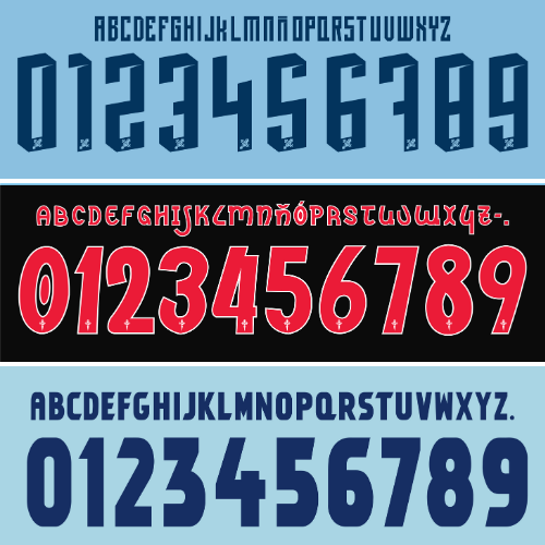 Celta Vigo Nameset Vectors