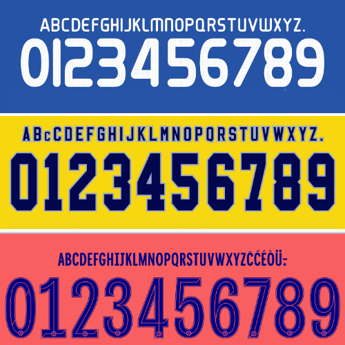Chelsea Nameset Vector PSD Files
