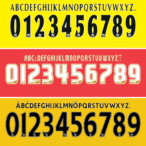 Premier League, Championship & Football League Nameset Vector Files