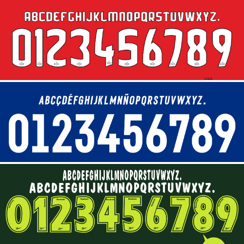 Liga Portugal nameset example mockup 