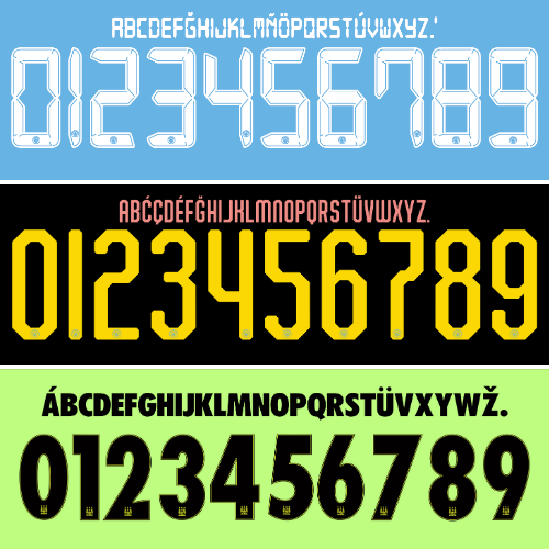 Manchester City Nameset Vectors