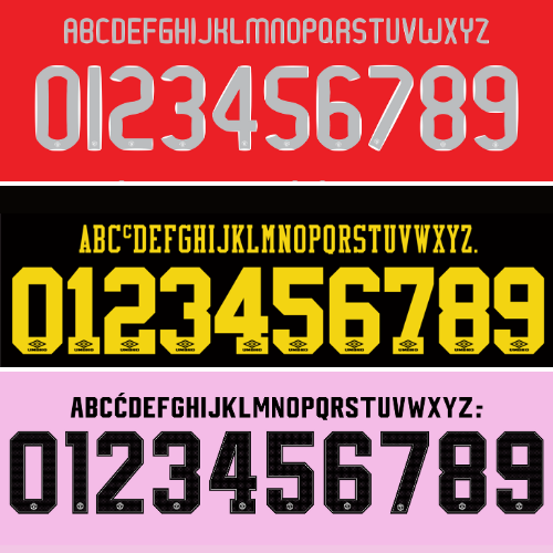 Manchester United Nameset Vector PSD Files