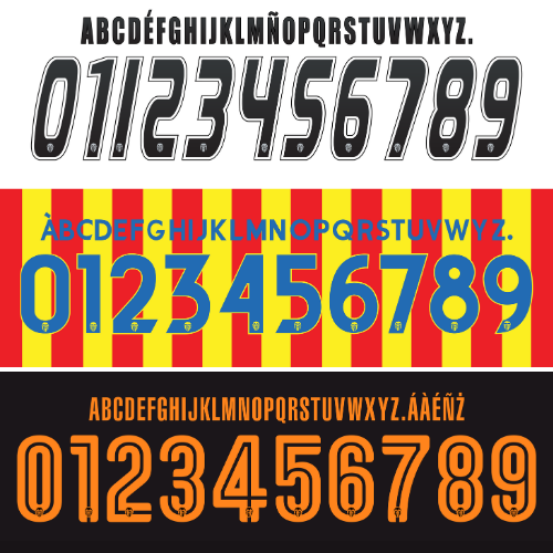 Valencia Nameset Vectors