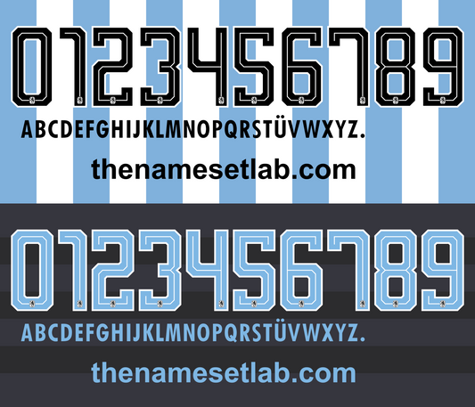 1860 Munchen 2016-2017 Nameset Mockup