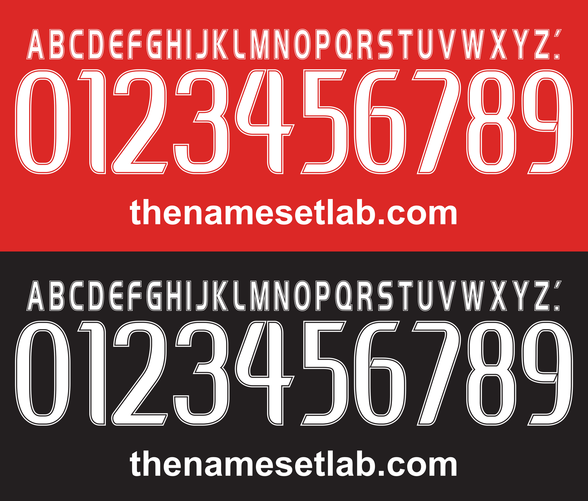 Almeria 2015-2016 shirt nameset vector design