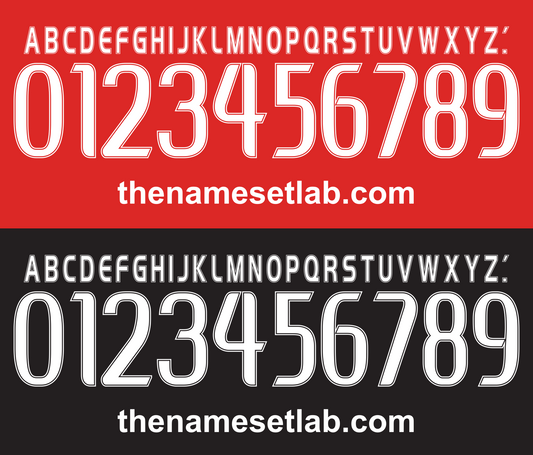 Almeria 2015-2016 shirt nameset vector design