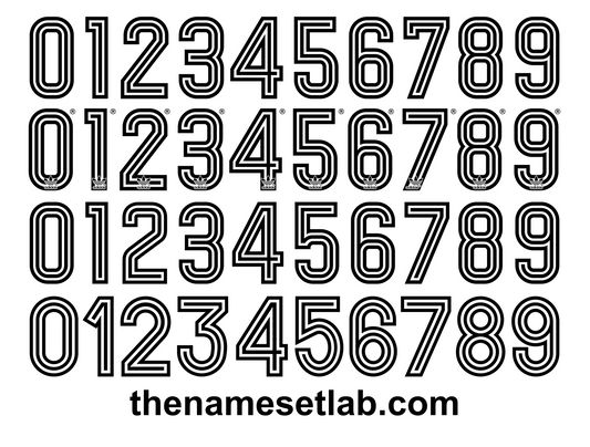 Adidas Retro Shirt Branding Set preview image showing the vector artwork design for this digital download.