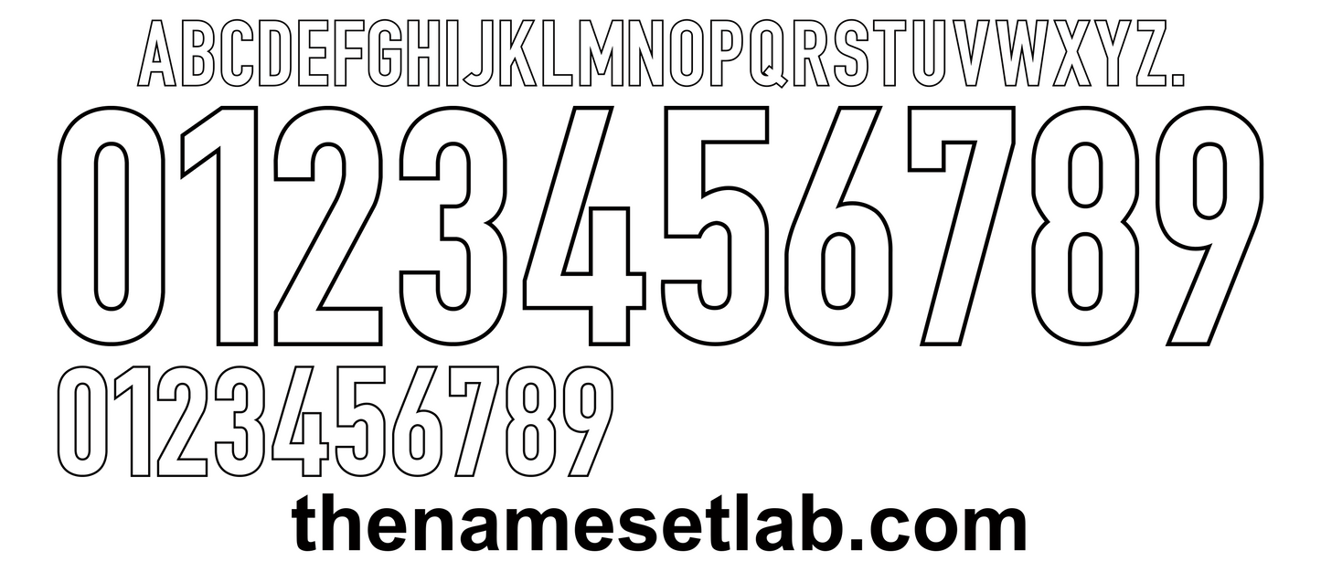 Albania 2017 Football Nameset AI Vector File