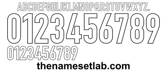 Albania 2017 Football Nameset AI Vector File
