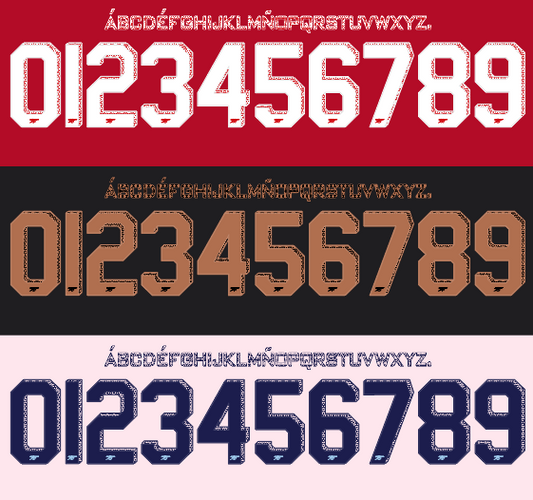 Arsenal 2022-2023 Nameset AI Vector File