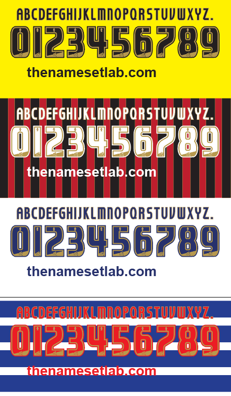 English Championship 2014 Nameset Vector mockup