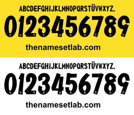 Dynamo Dresden 2010-2011 Nameset AI Vector File