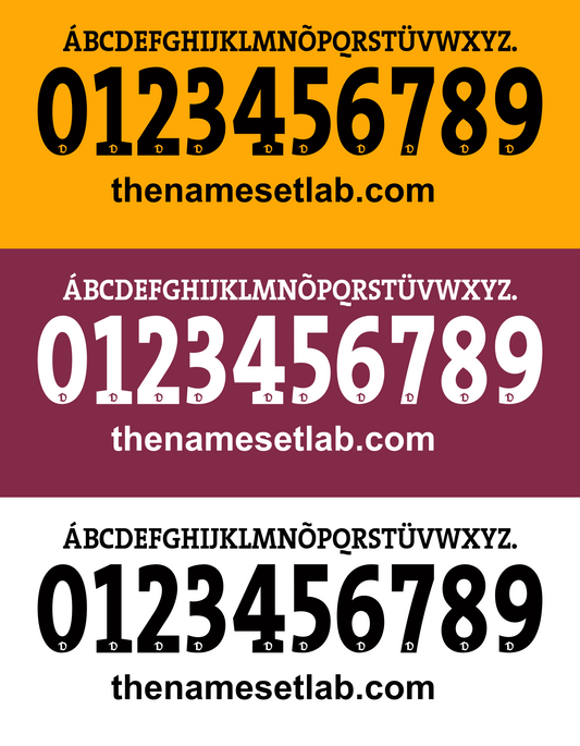 Dynamo Dresden 2015-2017 Nameset AI Vector File