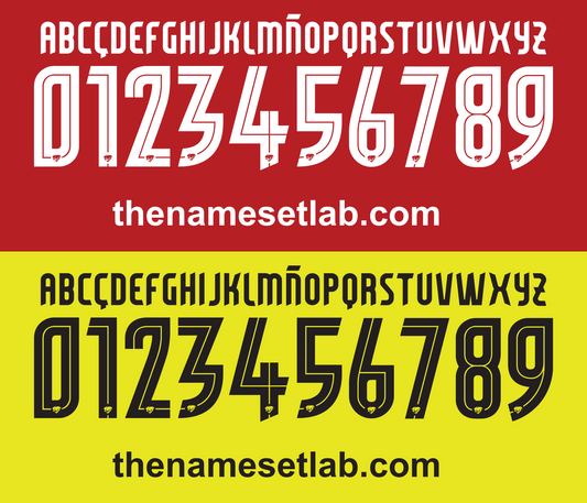 Levante 2015-2016 Nameset Mockup