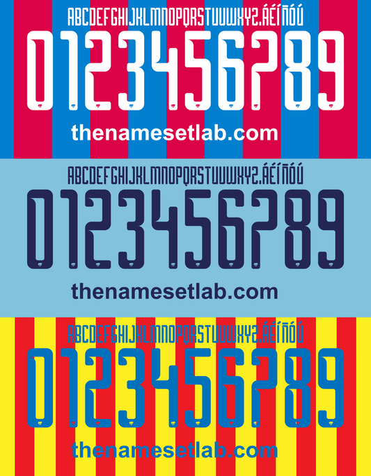 Levante 2016-2017 Nameset Mockup