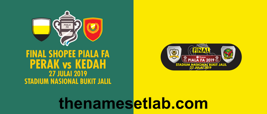 Malaysia FA Cup 2019 Match Details preview image showing the vector artwork design for this digital download.