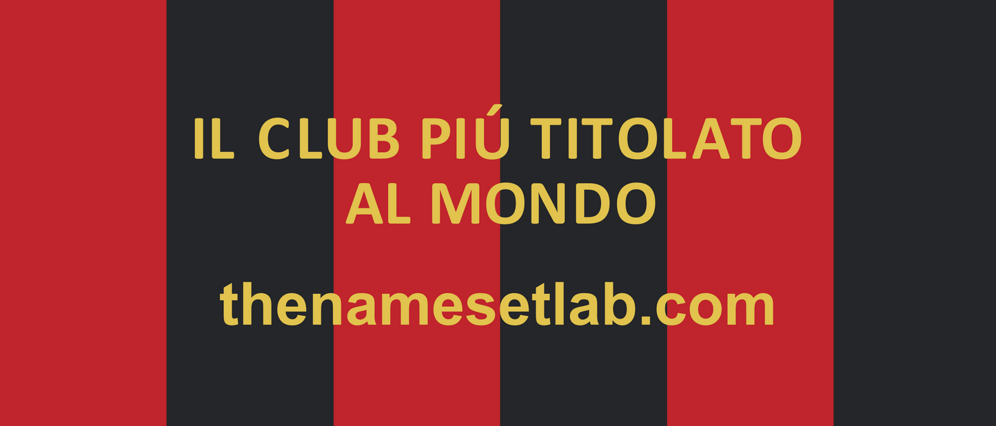 Milan “Il Club Più Titolato al Mondo” Shirt Patch