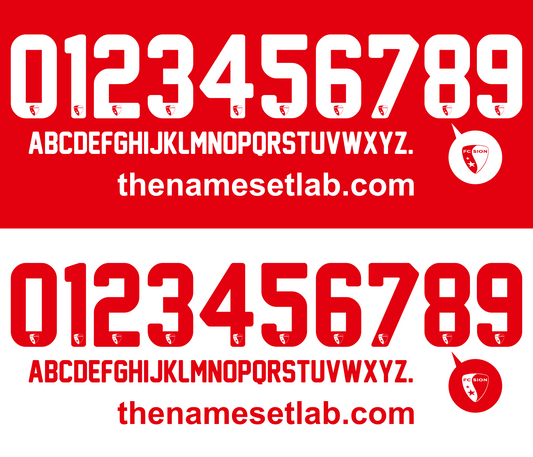 FC Sion 2016–2017 Nameset Mockup