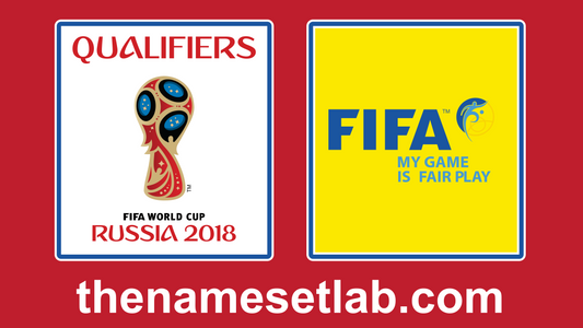 World Cup 2018 Qualifiers Sleeve Patches preview image showing the vector artwork design for this digital download.
