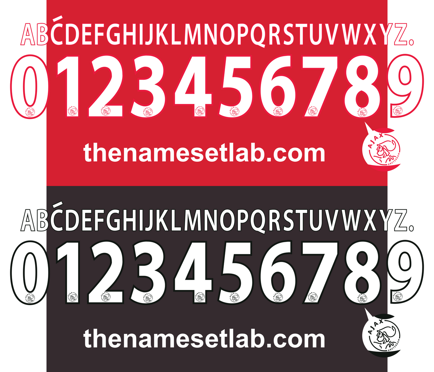 Ajax 2001–2002 Nameset mockup