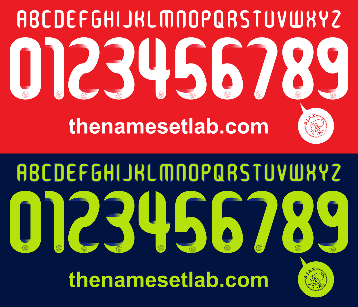 Ajax 2009–2010 Nameset mockup