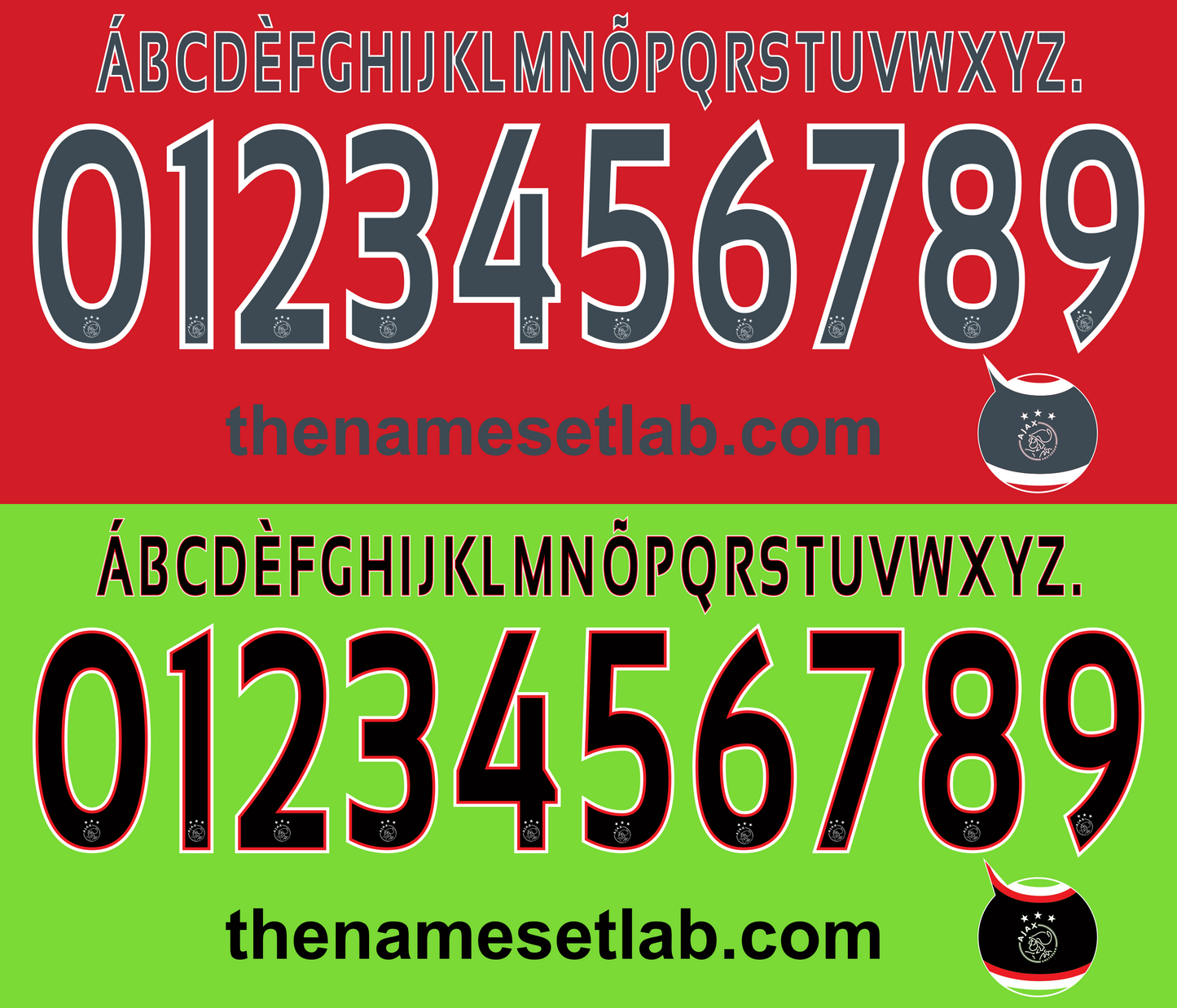 Ajax 2015–2016 Nameset Mockup