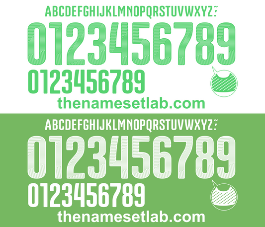Algeria 2014 Football Nameset AI Vector File