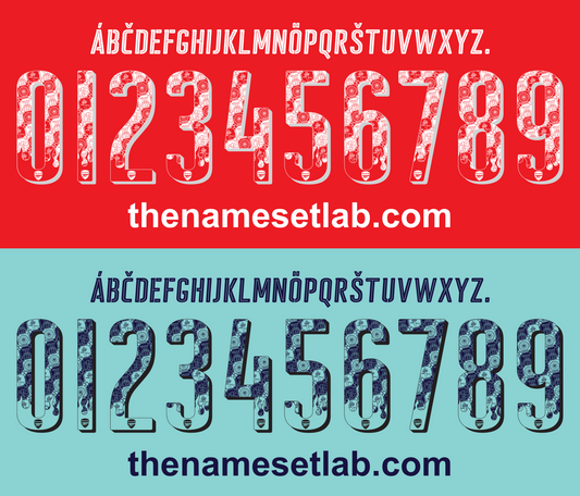 Arsenal 2018-2019 Nameset AI Vector File