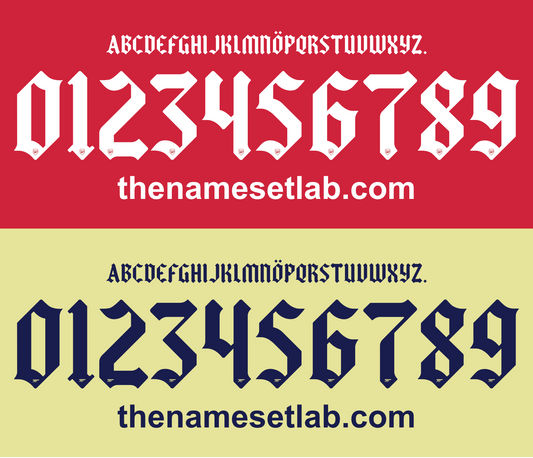 Arsenal 2021-2022 Nameset AI Vector File