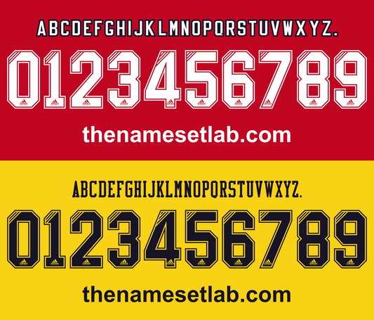 Arsenal 1993-1994 Nameset AI Vector File