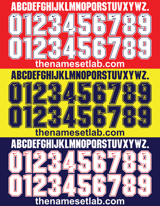 Arsenal 1994-1997 Nameset AI Vector File