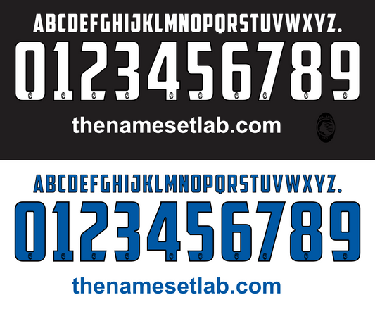 Atalanta 2015-2016 Nameset AI Vector File
