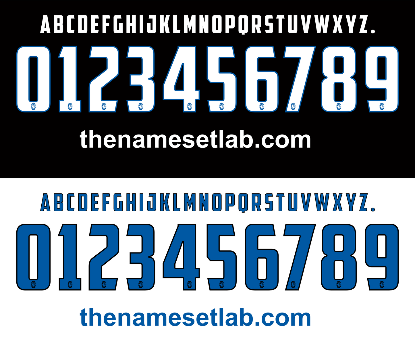 Atalanta 2016-2017 Nameset AI Vector File