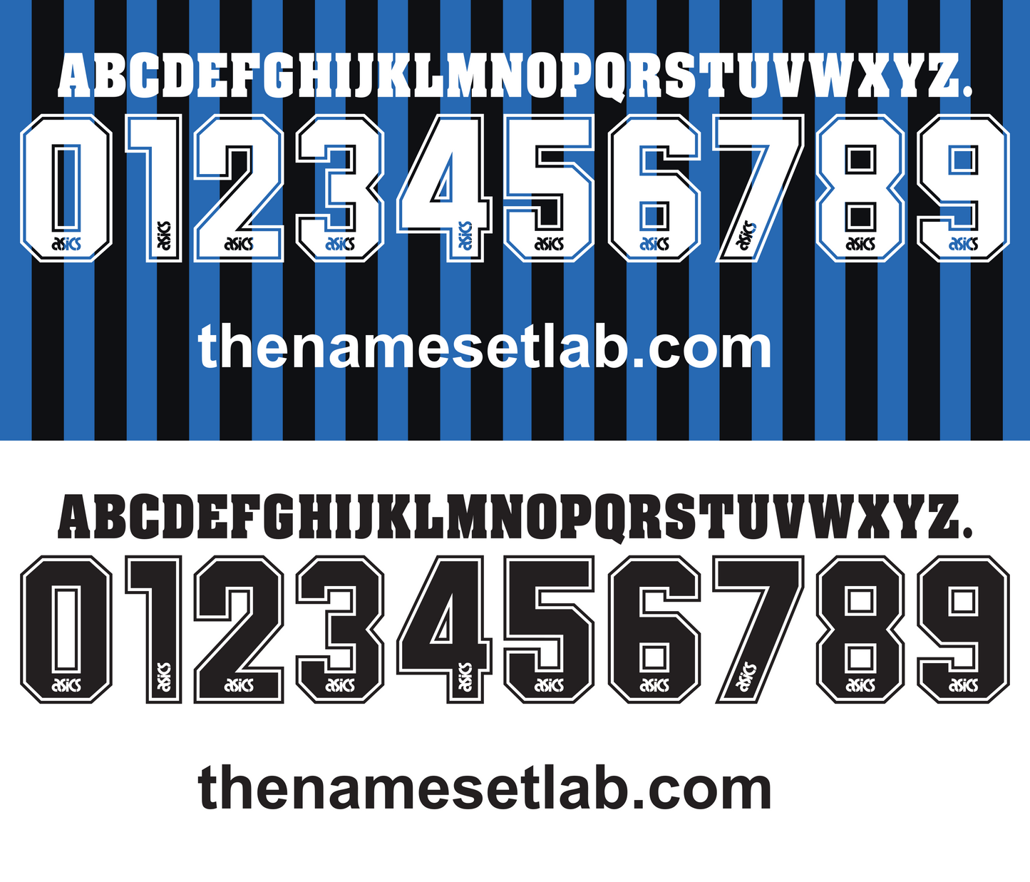 Atalanta 1996-1999 Nameset AI Vector File