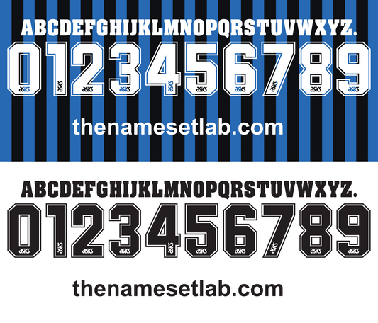 Atalanta 1996-1999 Nameset AI Vector File