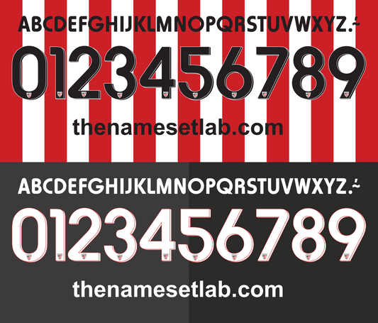 Athletic Bilbao 2015-2016 football shirt nameset mock up
