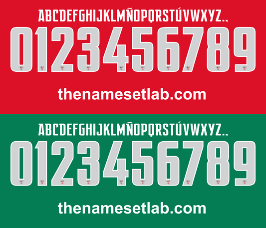 Athletic Bilbao 2016-2017 shirt nameset mockup 
